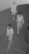Police are seeking assistance to identify these three men who are believed to have further information in relation to a criminal damage in a car park on wednesday night.