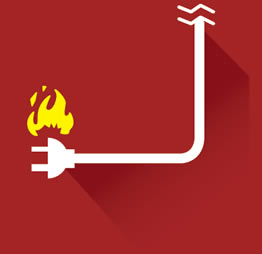 Electrical Fire Icon