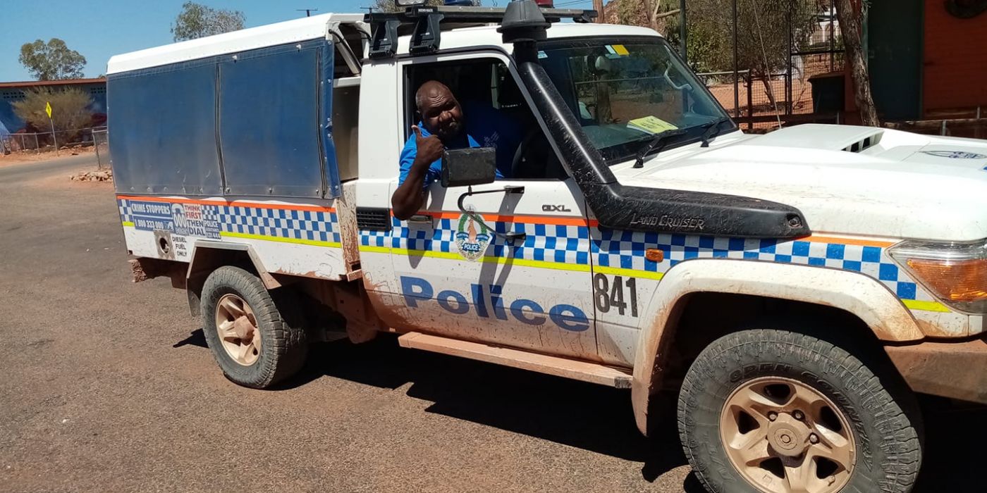 Phillip Alice works as an Aboriginal Liaison Officer in the remote community of Santa Teresa and surrounding communities. When he isn't in community, he comes to work and speak to visitors in Alice Springs. 