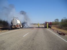 Tanker Fire - Stuart Highway