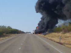 Tanker Fire - Stuart Highway