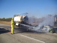 Tanker Fire - Stuart Highway
