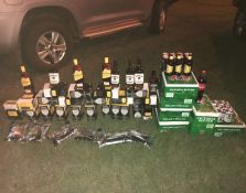 289 litres of alcohol seized in joint operation