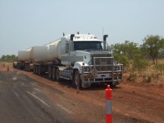 Fuel truck rollover - Borroloola