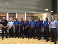 Six Royal Papua New Guinea Constabulary officers arrive in Darwin