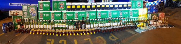 Police seize 498 litres of alcohol - Katherine