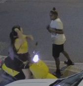 Police are seeking public assistance to identify the female in the grey shirt. 