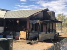 Local fire fighters managed to control a blaze that broke out at a home in Alice Springs overnight.