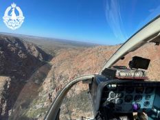 Image of search area from helicopter