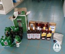 Image of 15L of seized alcohol.