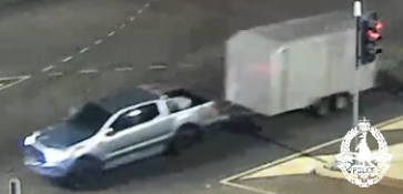 Vehicle of interest and stolen trailer