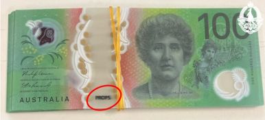 Counterfeit notes