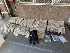 Seized kava and cannabis