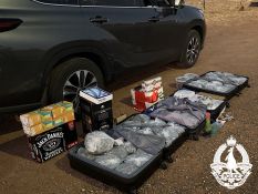 Seized drugs and alcohol
