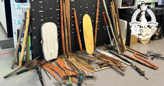 Weapons seized