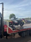 Seized motorcycle