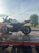 Seized motorcycle