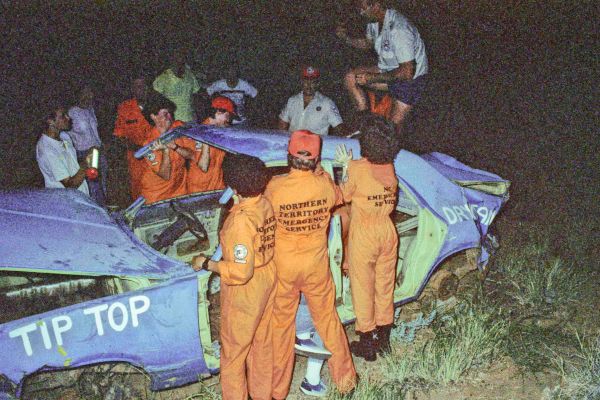 NTES vehicle rescue training. Copyright, K Herzog ESM Collection.