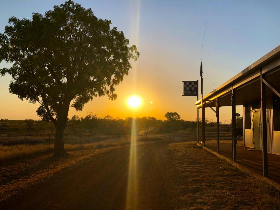 Sunset at the station image