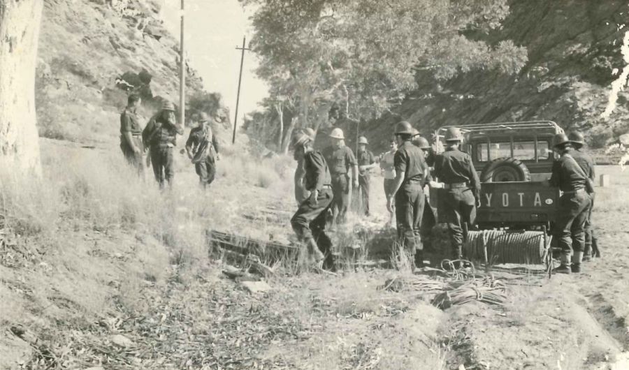 Alice Springs - Heavitree Gap rescue exercises circa 1965-66