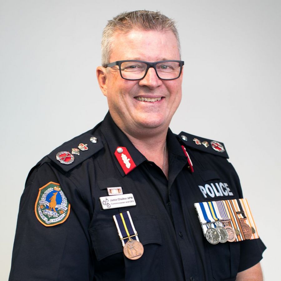 Commissioner and CEO Jamie Chalker APM