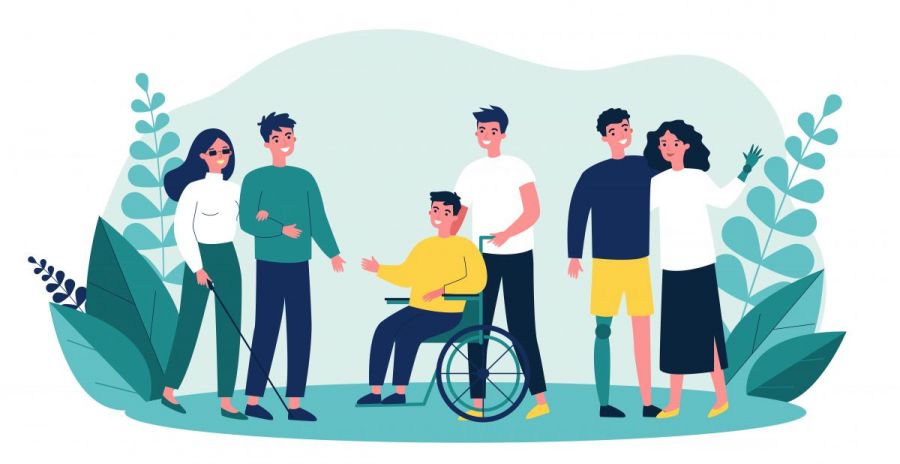 working together